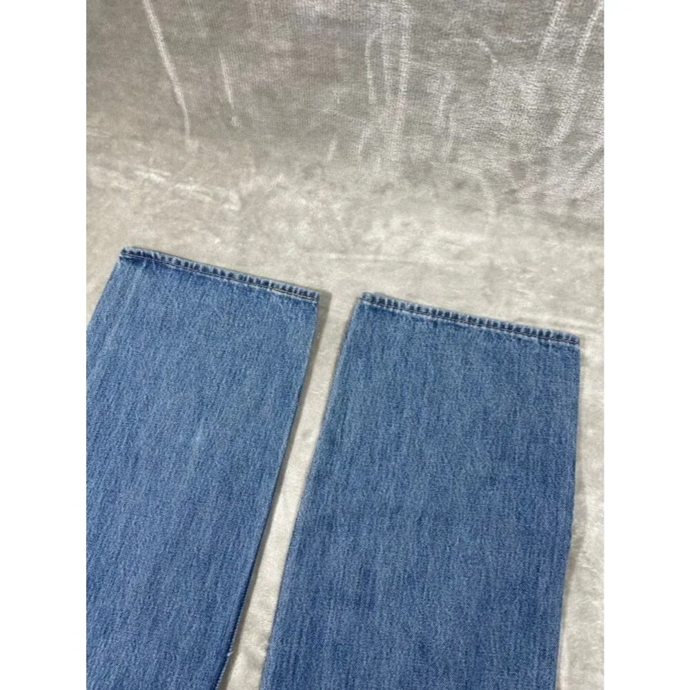 Levi's 501 Button Fly Jeans Men Size 36x36 Straight Denim Irregular